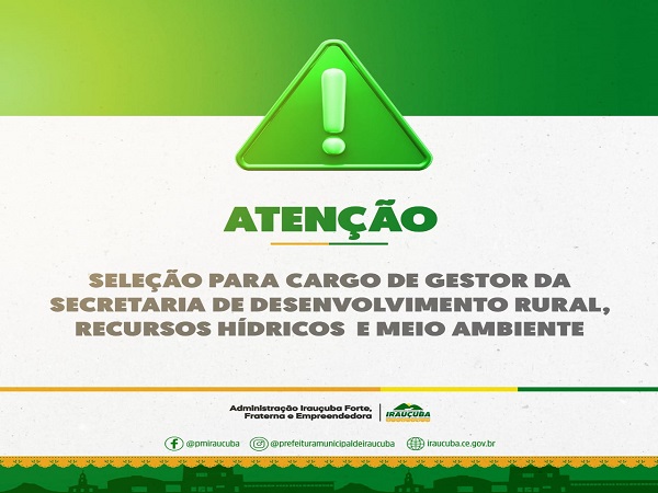 TÉCNICOS DA SECRETARIA DE DESENVOLVIMENTO RURAL E MEIO AMBIENTE